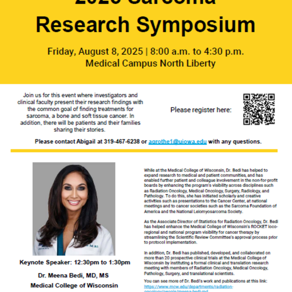 2025 Sarcoma Symposium promotional image