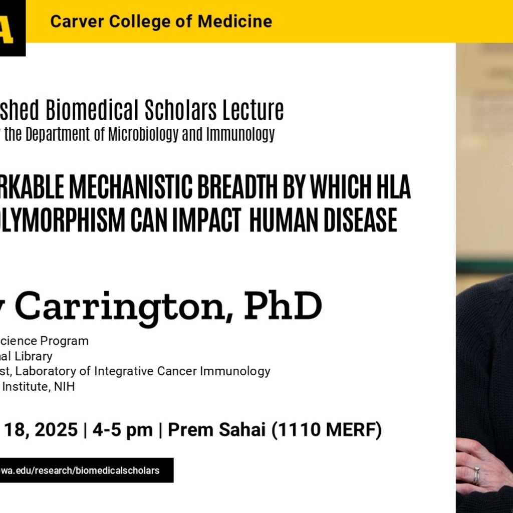 Distinguished Biomedical Scholars Lecture - Mary Carrington, PhD promotional image