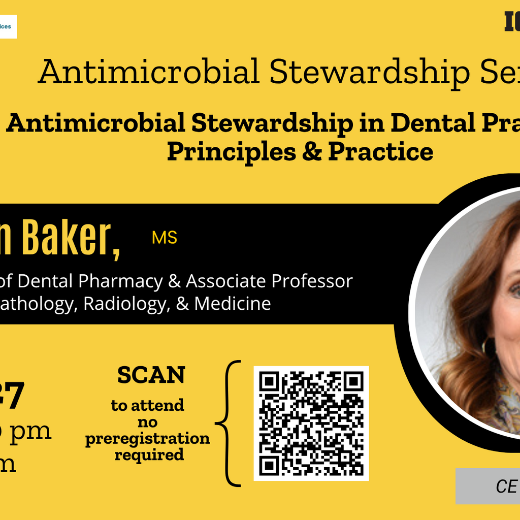 Antimicrobial Stewardship Series: Antimicrobial Stewardship in Dental Practice: Principles and Practice promotional image