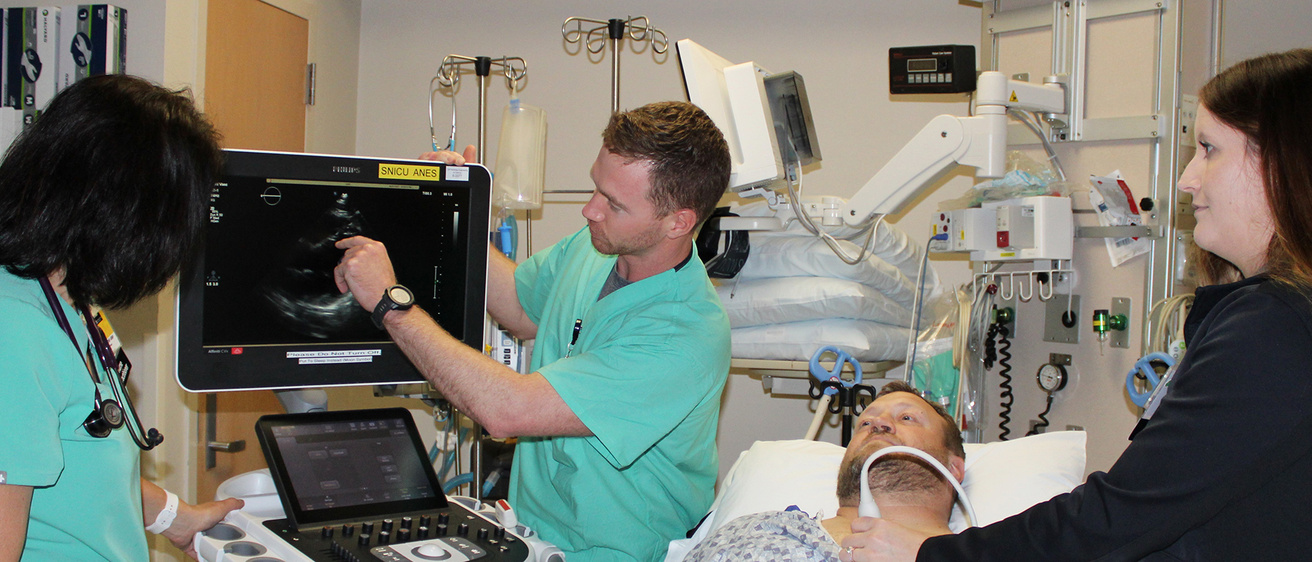 APP group photo with simulated patient